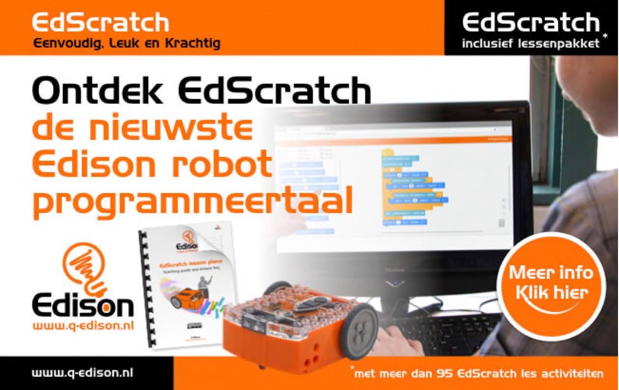 EdBlocks, EdScratch en EdPy Edison robot programmeertalen