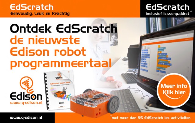 EdScratch | de nieuwste Edison robot programmeertaal