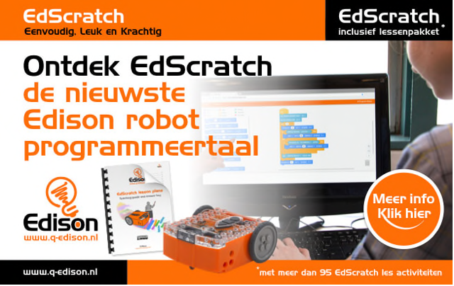 EdBlocks, EdScratch en EdPy Edison robot programmeertalen